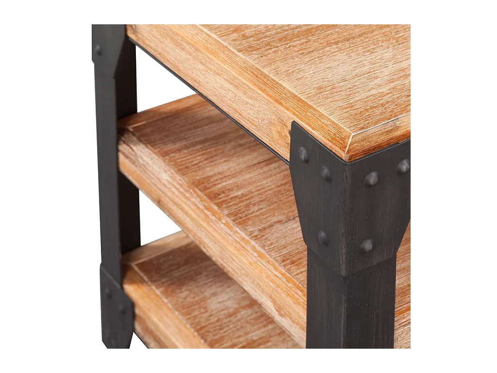 Meuble télé tv bois marron 140 x 40 x 45 cm 2502070