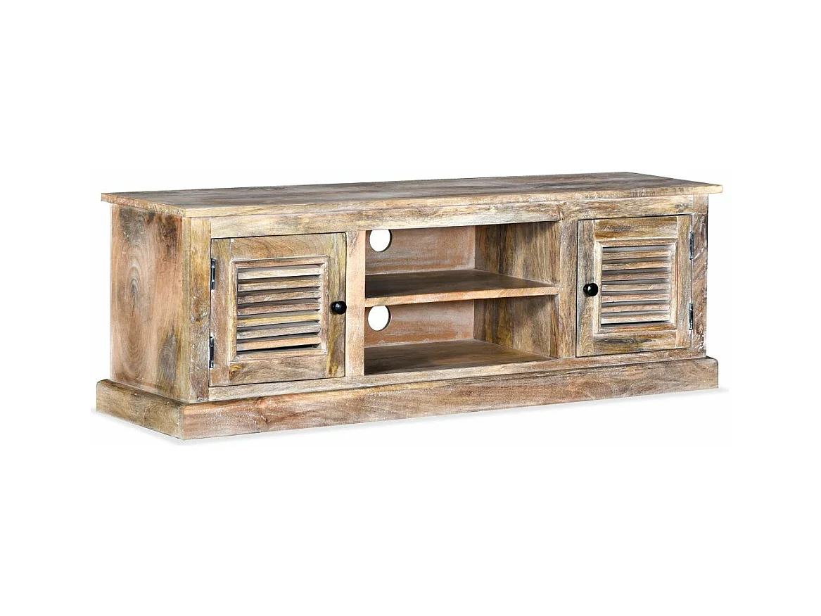 Mueble TV Buffet TV diseño práctico madera maciza de mango 2502022