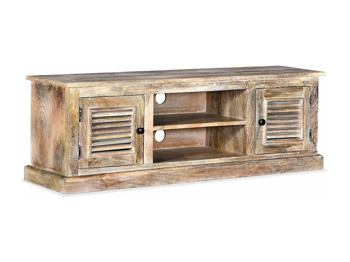 Mueble TV Buffet TV diseño práctico madera maciza de mango 2502022