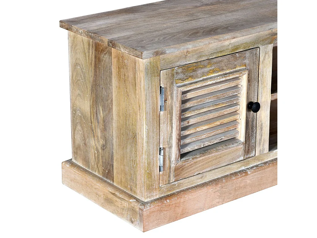 Mueble TV Buffet TV diseño práctico madera maciza de mango 2502022