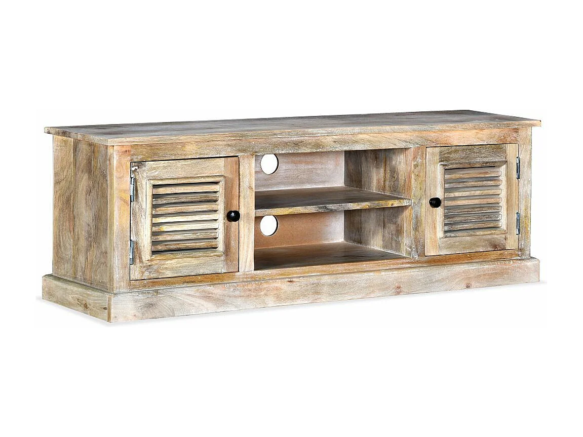 Mueble TV Buffet TV diseño práctico madera maciza de mango 2502022