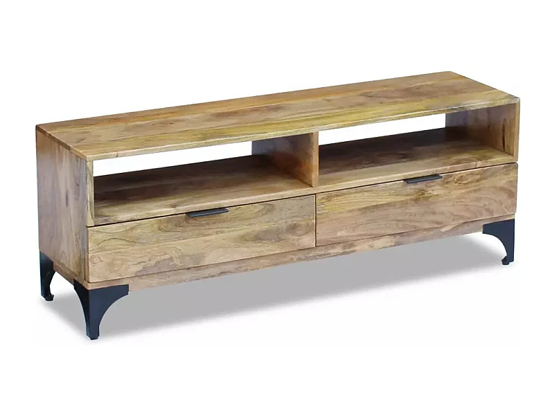 Mobile TV TV buffet dal design pratico in legno di mango 120 cm 2502130