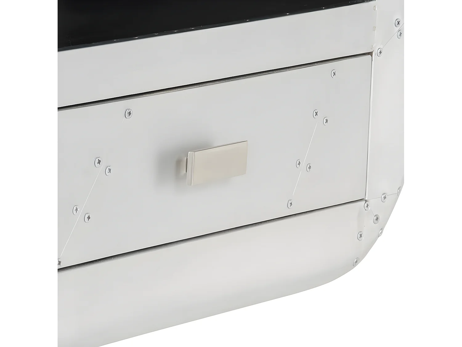 Meuble télé buffet tv télévision design pratique aviator style vintage aircraft airman 140 cm 2502108