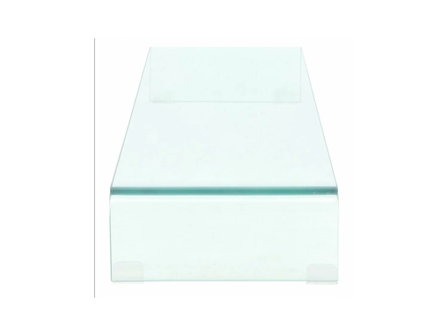 Móvel de TV Buffet de TV monitor de design prático 110 cm vidro transparente 2502034