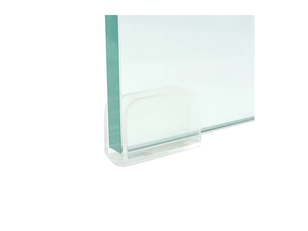 Móvel de TV Buffet de TV monitor de design prático 110 cm vidro transparente 2502034