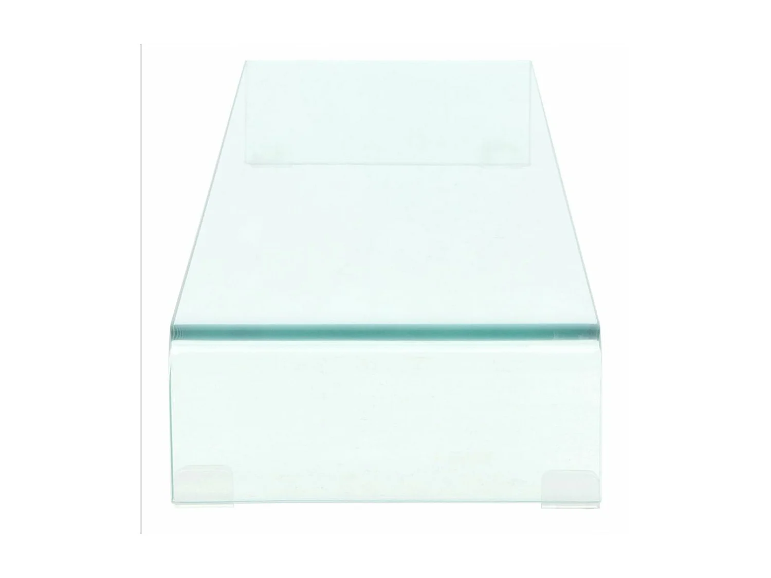 Móvel de TV Buffet de TV monitor de design prático 110 cm vidro transparente 2502034