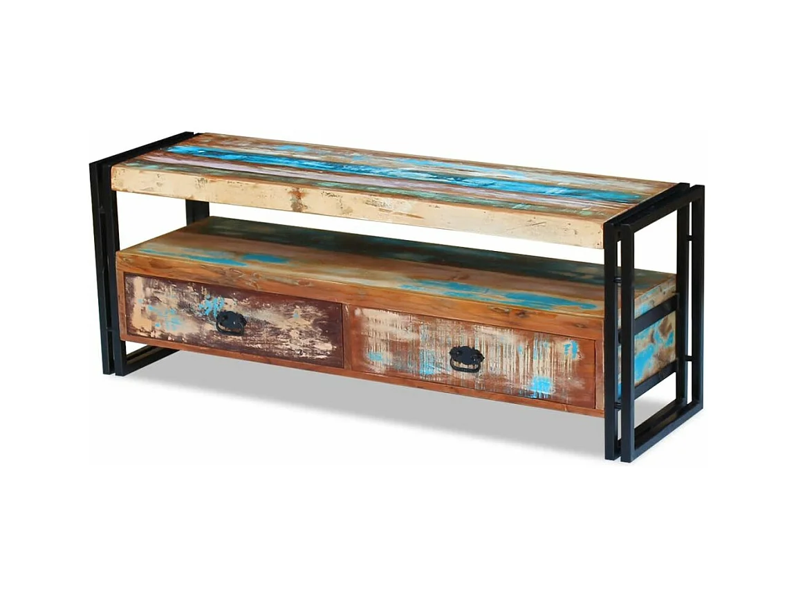 Mueble de TV Aparador de TV Diseño práctico Madera maciza recuperada 2502154