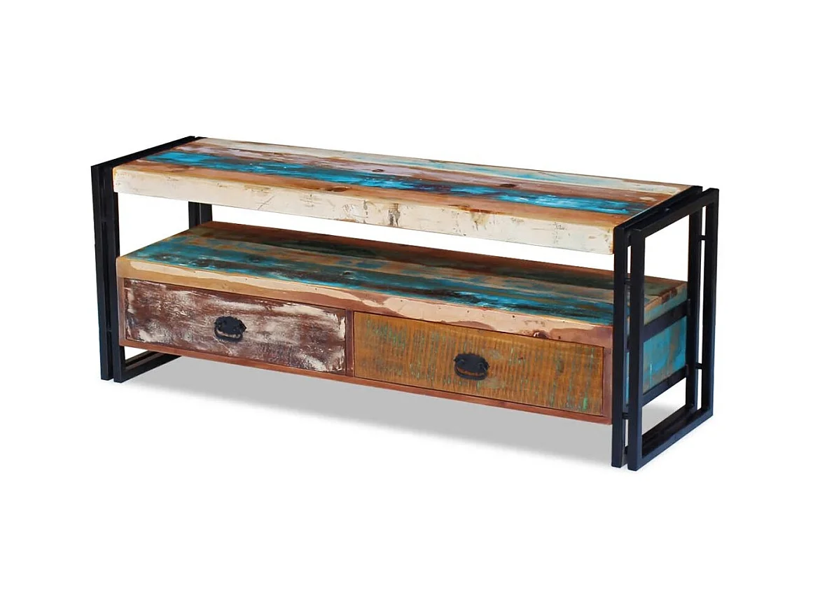 Mueble de TV Aparador de TV Diseño práctico Madera maciza recuperada 2502154