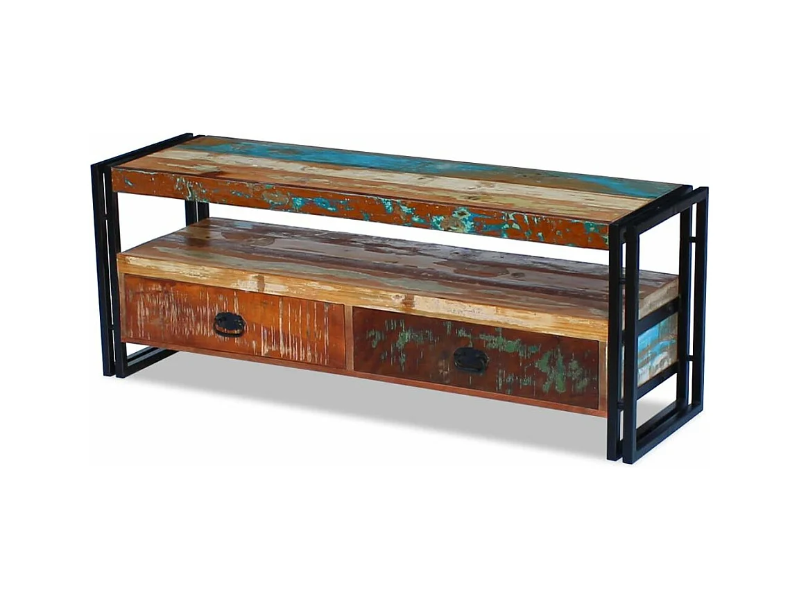 Mueble de TV Aparador de TV Diseño práctico Madera maciza recuperada 2502154