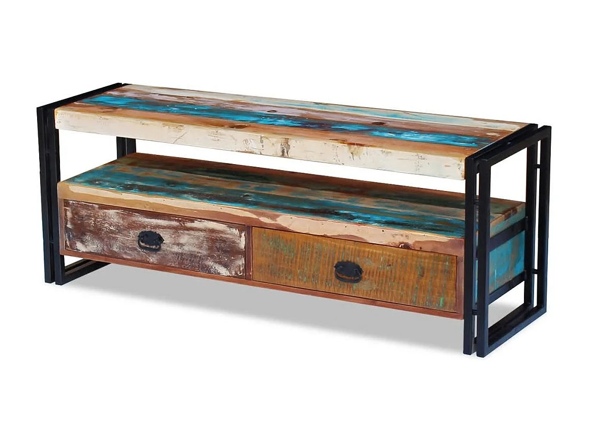 Mueble de TV Aparador de TV Diseño práctico Madera maciza recuperada 2502154