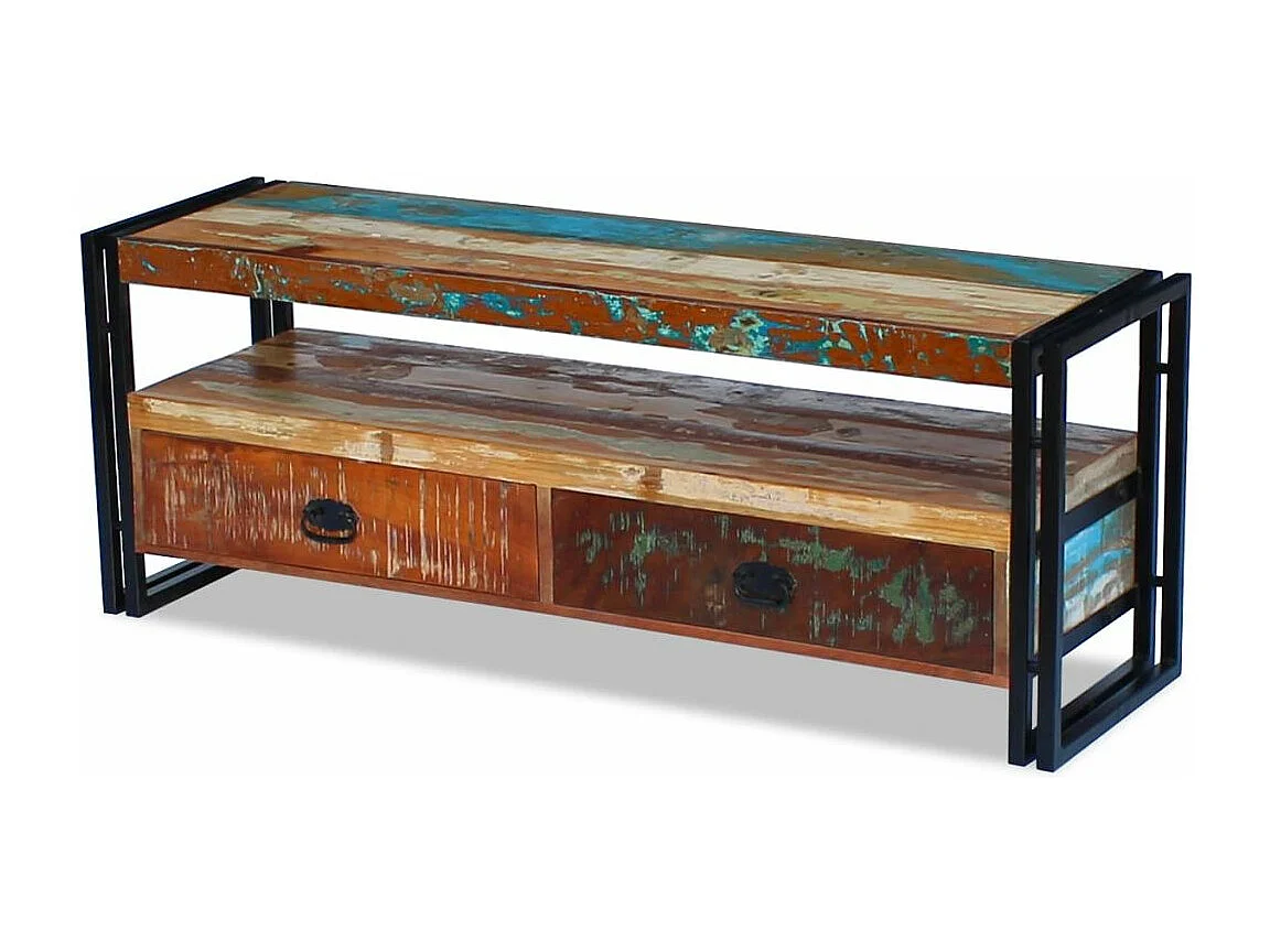 Mueble de TV Aparador de TV Diseño práctico Madera maciza recuperada 2502154