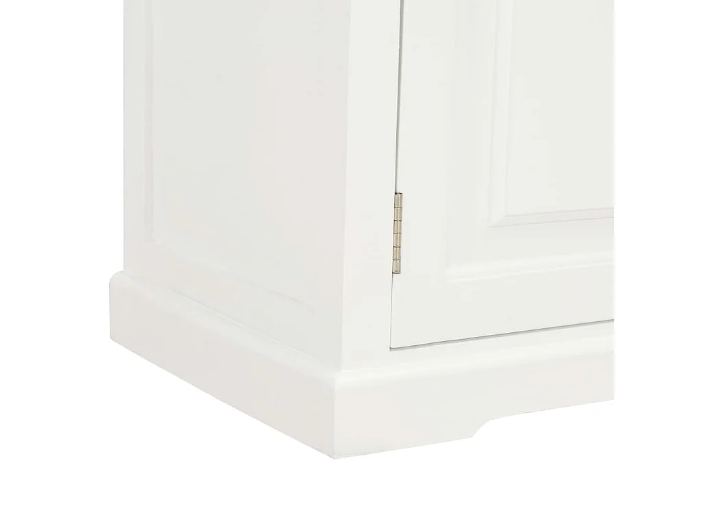 Móvel de TV Buffet de TV design prático branco 90 cm madeira 2502118