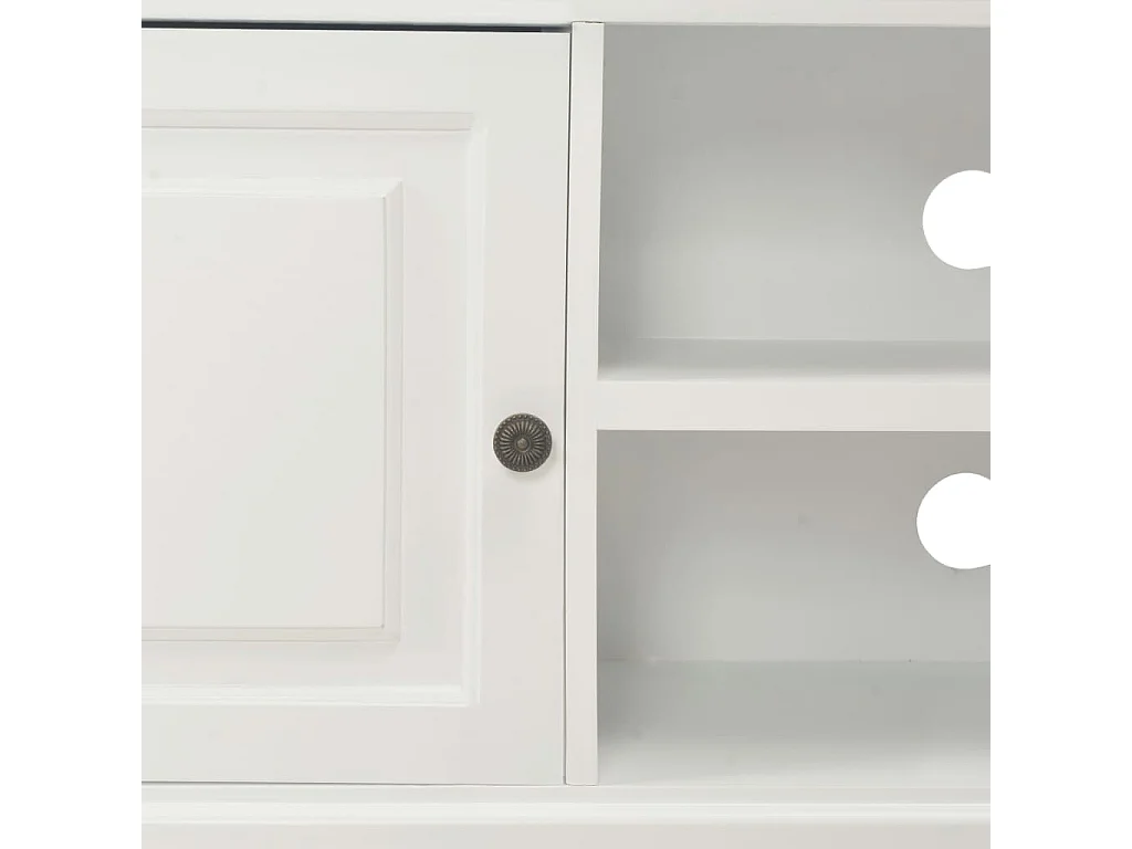 Móvel de TV Buffet de TV design prático branco 90 cm madeira 2502118