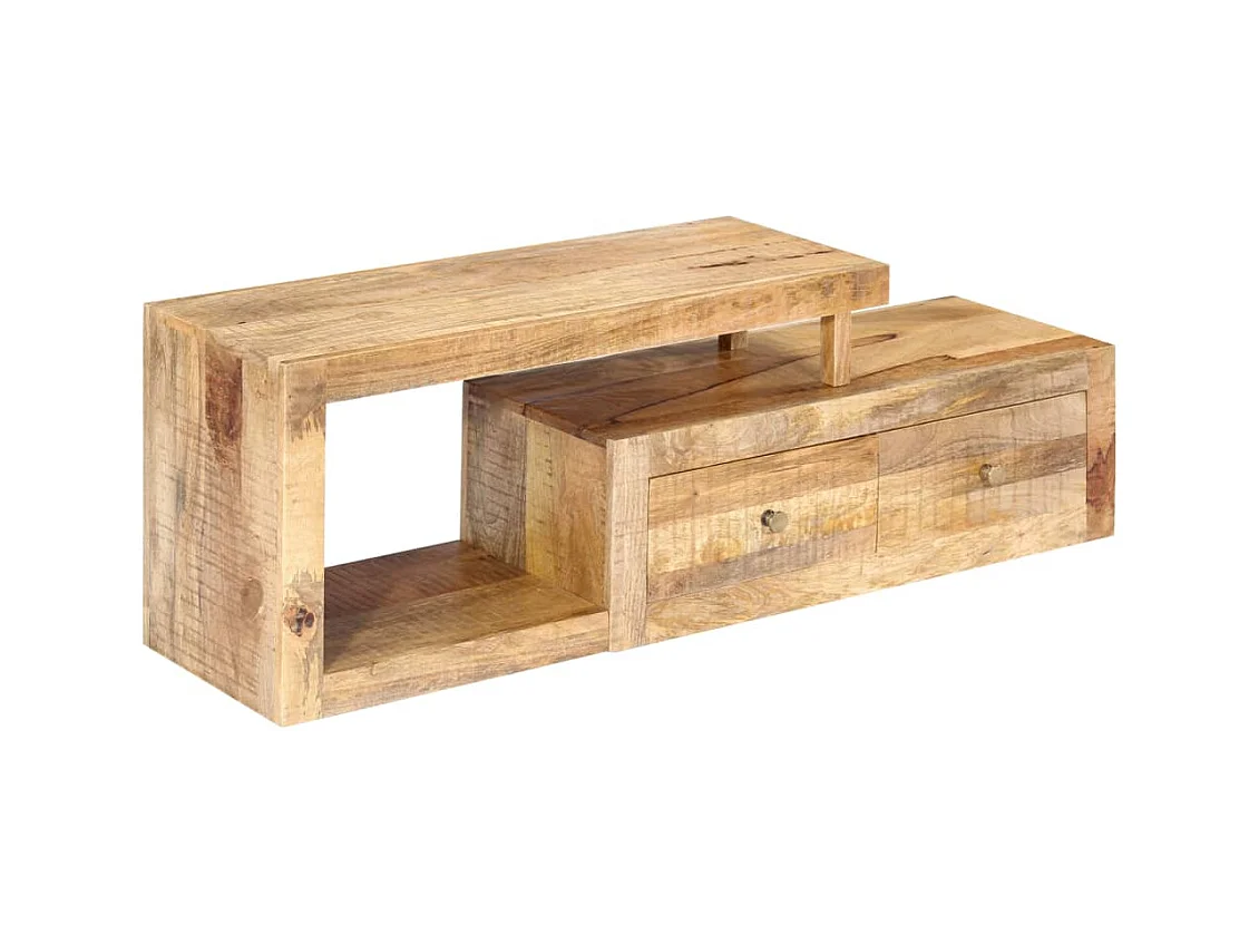 Meuble télé tv bois marron 120 x 30 x 40 cm 2502274