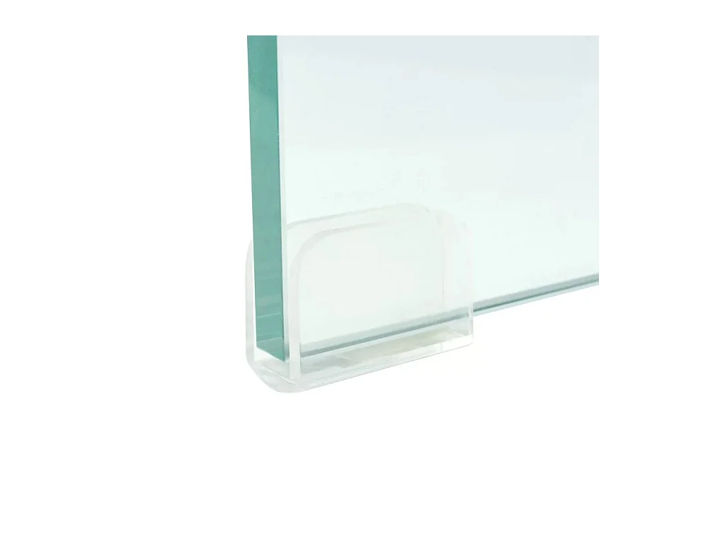 Mobile TV TV buffet pratico televisore dal design per monitor da 40 cm in vetro trasparente 2502257