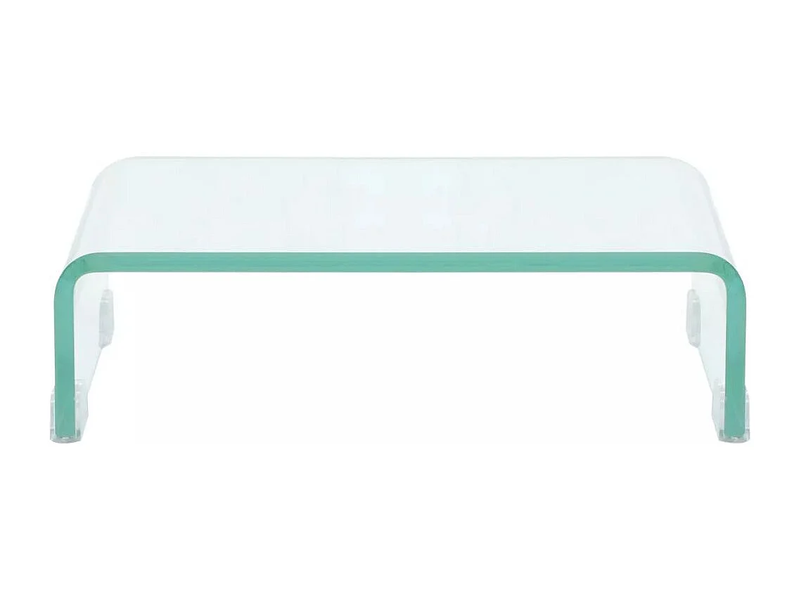 Armário de TV Buffet de TV design prático televisão para monitor de 40 cm vidro transparente 2502257