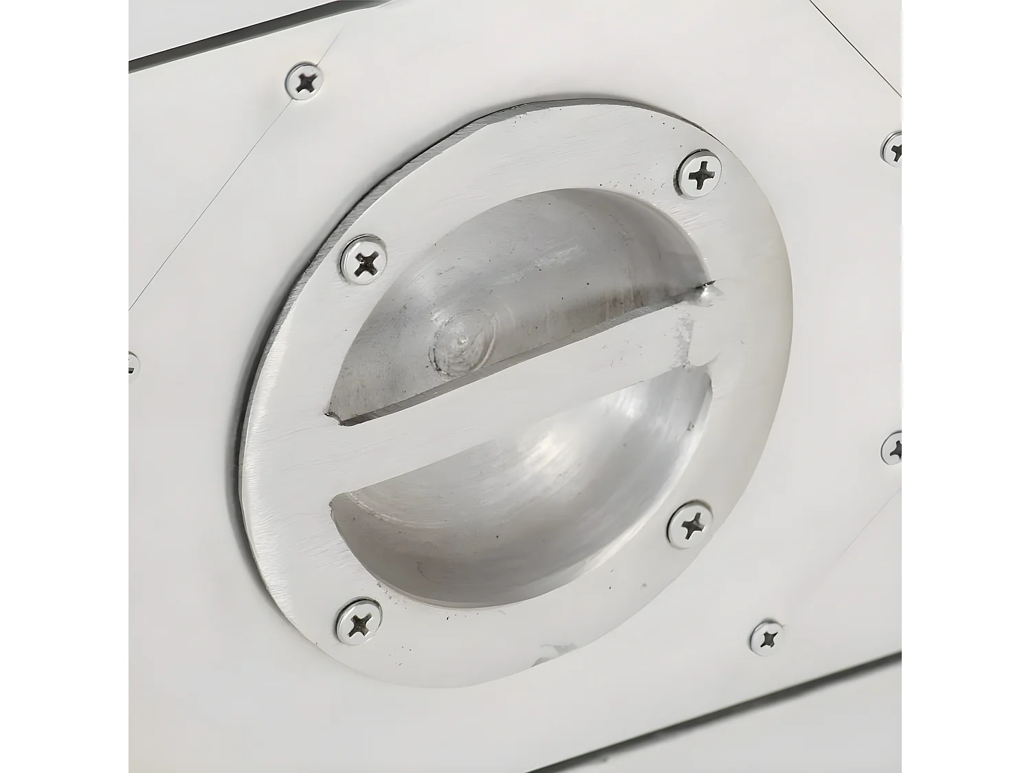 Meuble télé buffet tv télévision design pratique vintage style aviateur 120 cm gris 2502033