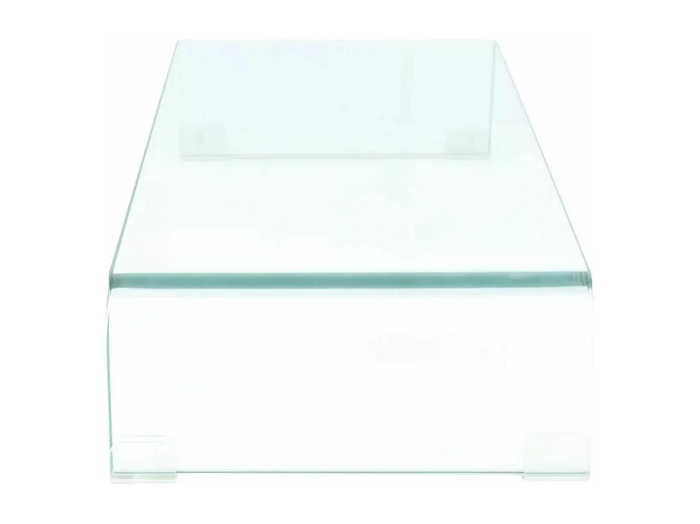 Armário de TV Buffet de TV design prático televisão para monitor de 70 cm vidro transparente 2502255