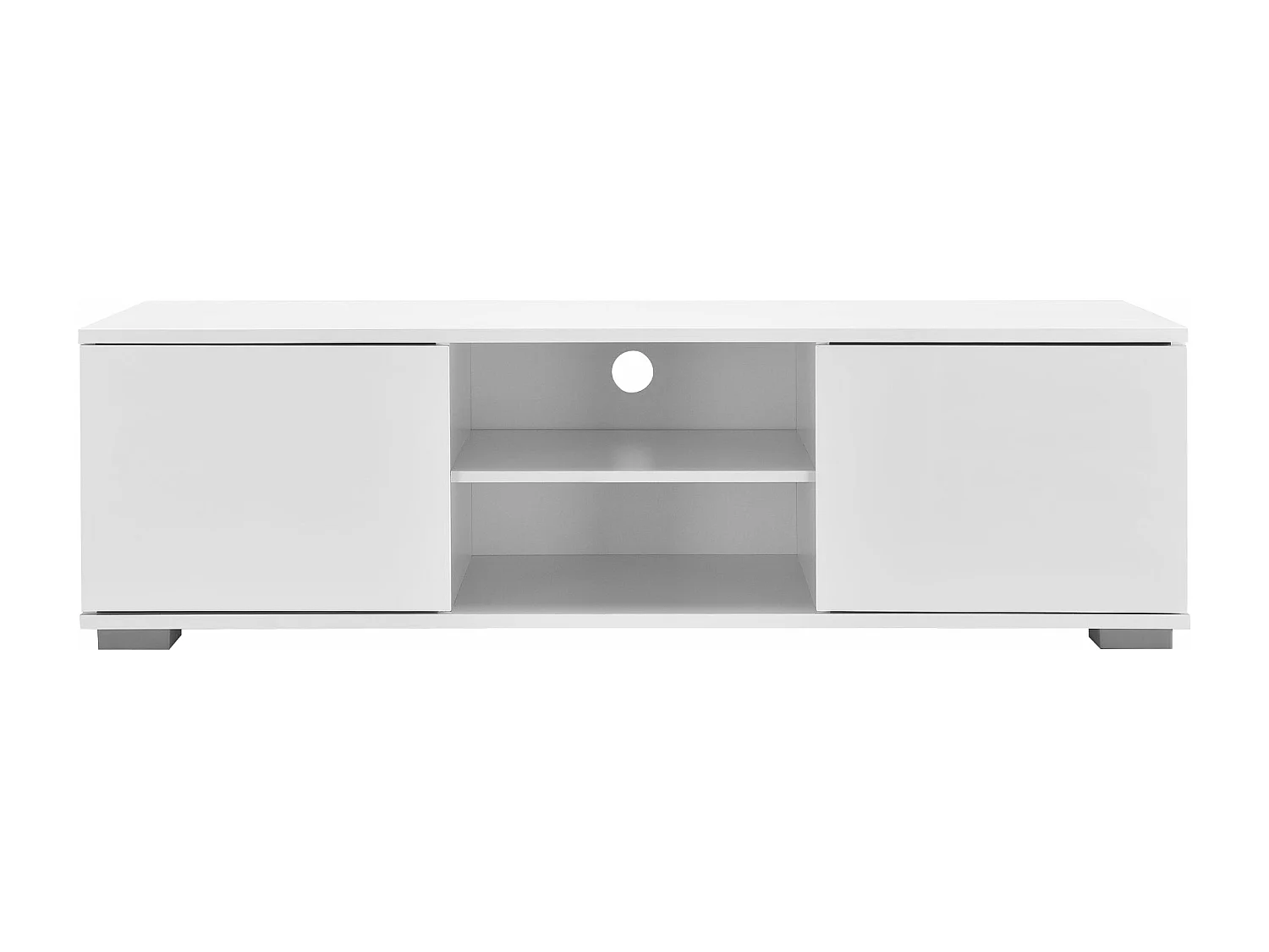 Mueble TV bajo de aglomerado televisión 120 cm blanco 03_0002867