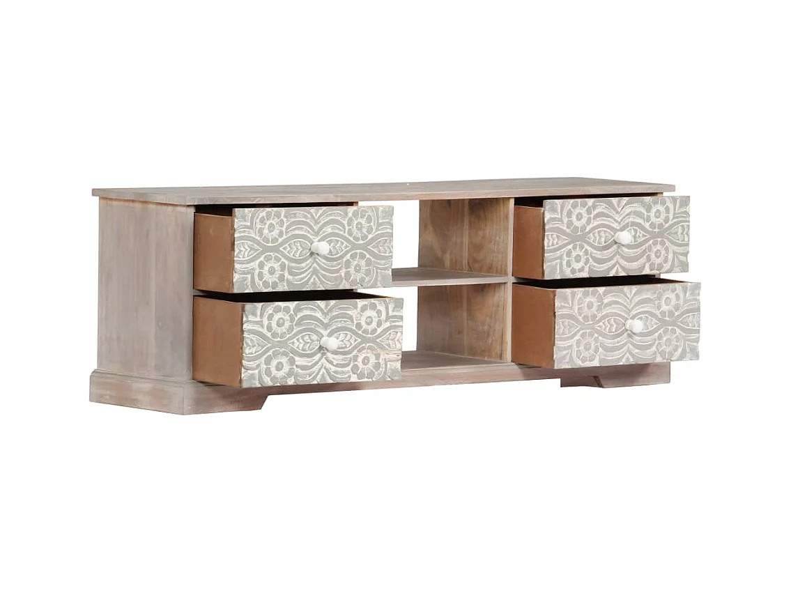 Meuble télé tv bois marron 120 x 30 x 40 cm 2502281