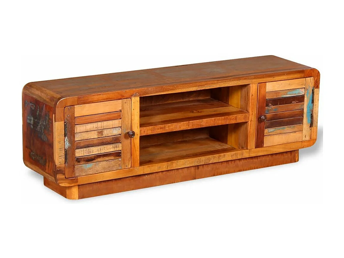 Meuble télé tv bois marron 120 x 30 x 40 cm 2502157