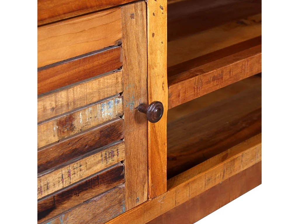 Meuble télé tv bois marron 120 x 30 x 40 cm 2502157