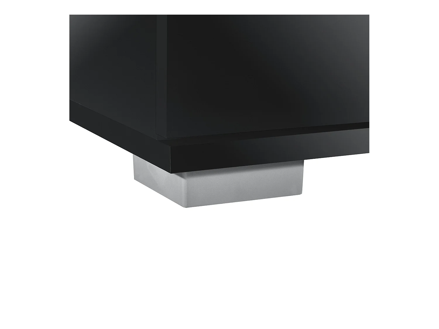 Meuble TV s bas effet bois noire 120 x 40 x 34.5 cm 03_0002868