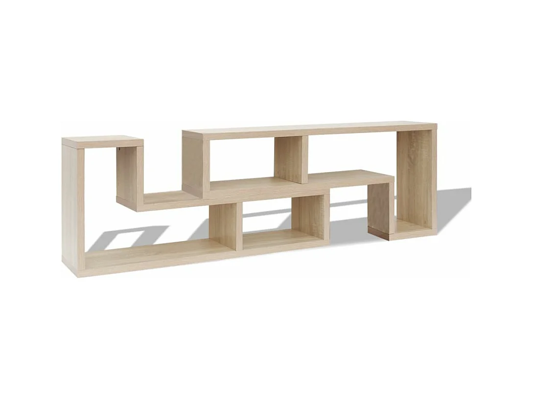 Mobile TV TV buffet dal design pratico a doppia L in rovere 2502055