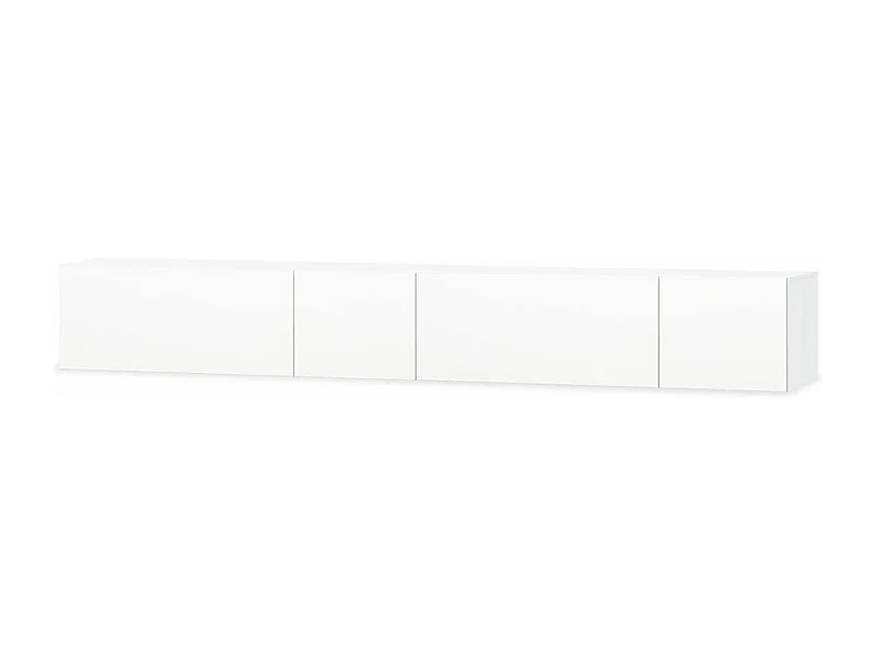 Móvel de TV aparador de TV design prático 2 peças aglomerado 12 cm branco brilhante 2502080