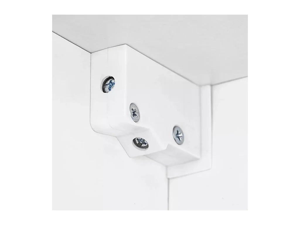 Meuble télé tv blanc 100 x 30 x 34 cm 2502291