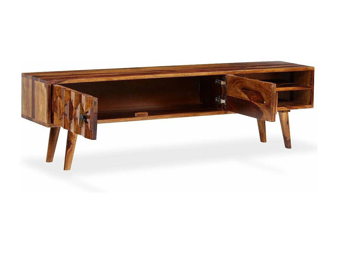 Mueble para TV Buffet para TV diseño práctico madera maciza de sheesham 140 cm 2502180