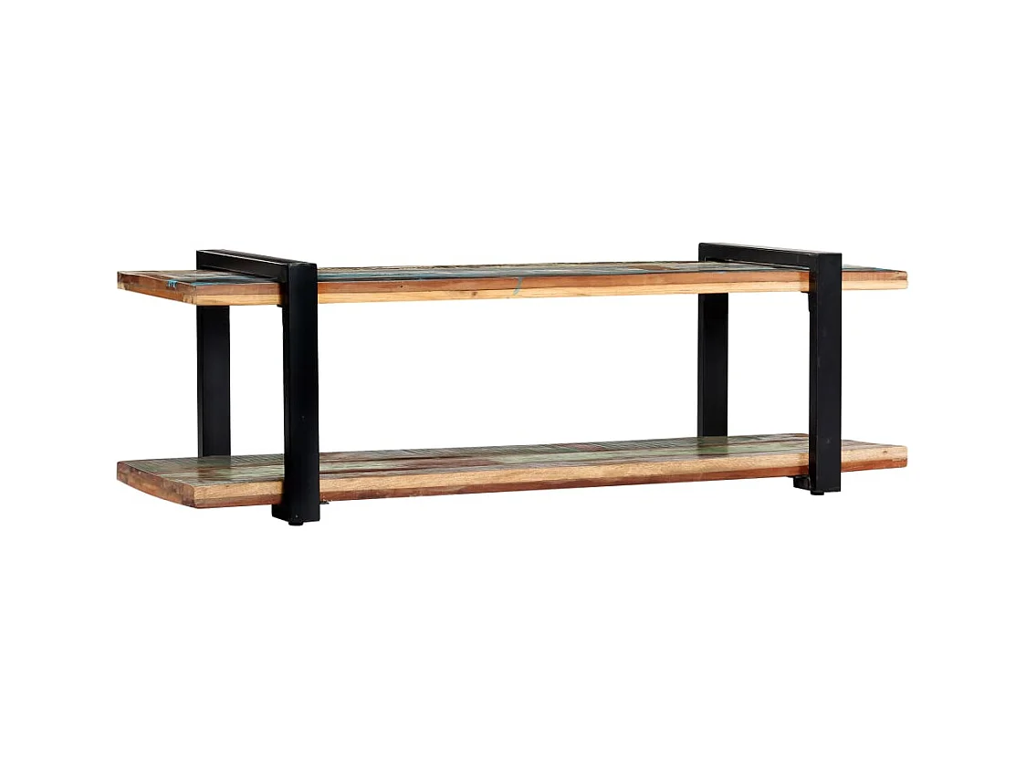 Móvel de TV Buffet de TV design prático 130 cm madeira recuperada maciça 2502067