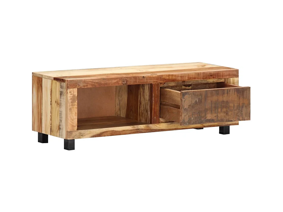 Mueble TV Buffet TV diseño práctico 100 cm madera maciza recuperada 2502046