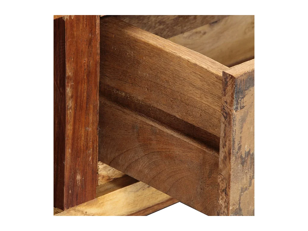 Mueble TV Buffet TV diseño práctico 100 cm madera maciza recuperada 2502046