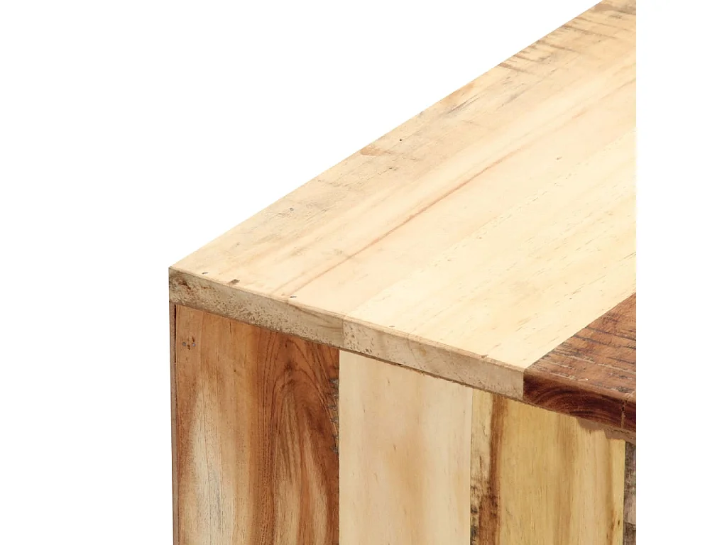 Mueble TV Buffet TV diseño práctico 100 cm madera maciza recuperada 2502046