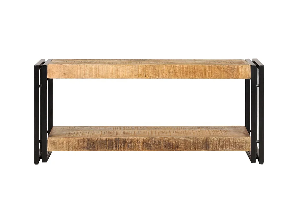 Mobile TV TV buffet dal design pratico 90 cm in legno massello di mango 2502028