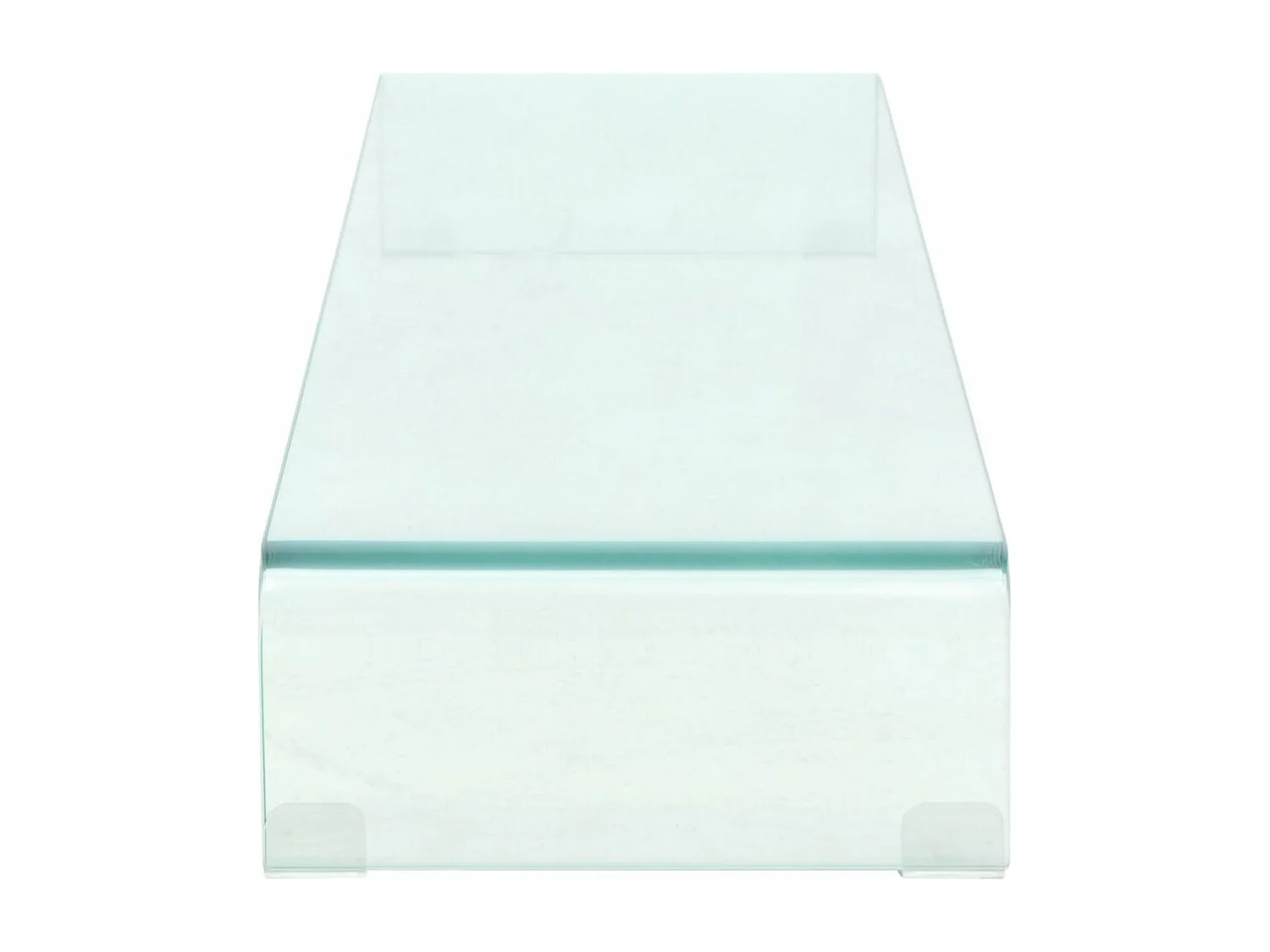 Móvel de TV Buffet de TV monitor de design prático 120 cm vidro transparente 2502220