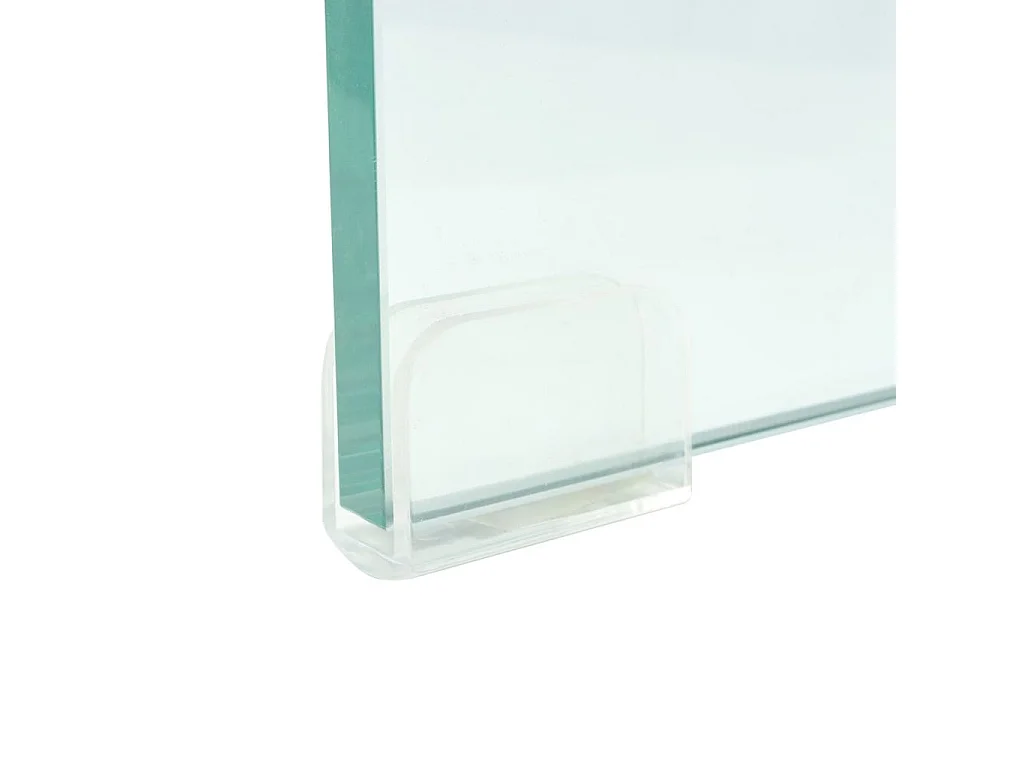 Móvel de TV Buffet de TV monitor de design prático 120 cm vidro transparente 2502220