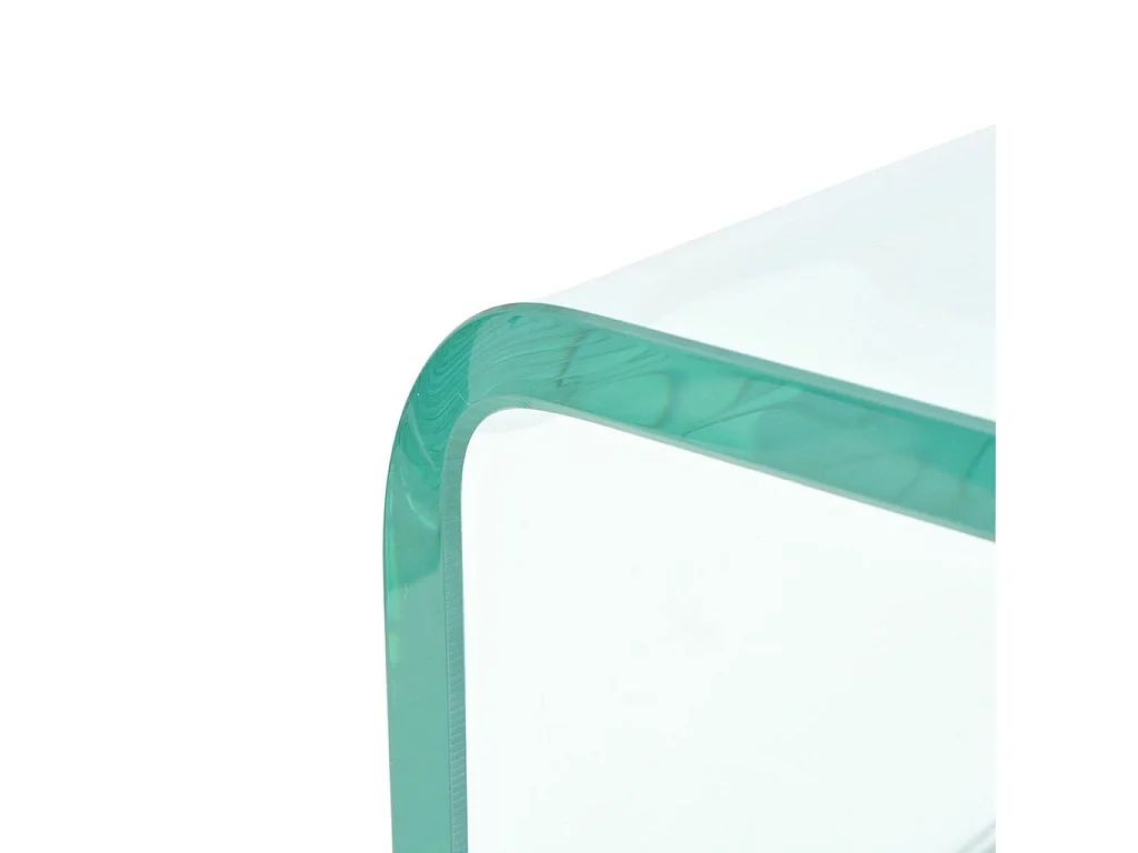 Meuble télé tv verre 120 x 30 x 13 cm 2502220