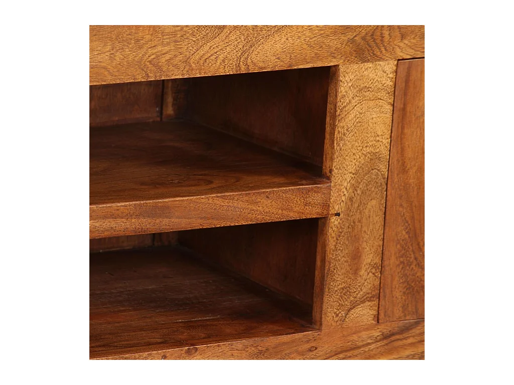 Meuble télé tv bois marron 120 x 30 x 40 cm 2502164