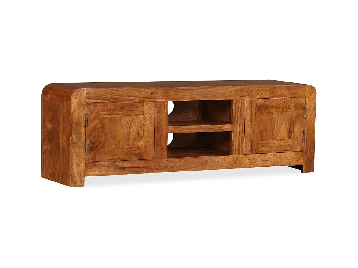 Meuble télé tv bois marron 120 x 30 x 40 cm 2502164