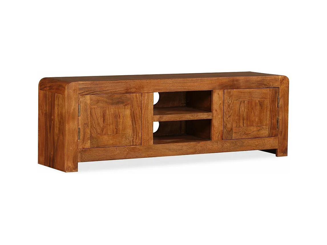 Meuble télé tv bois marron 120 x 30 x 40 cm 2502164