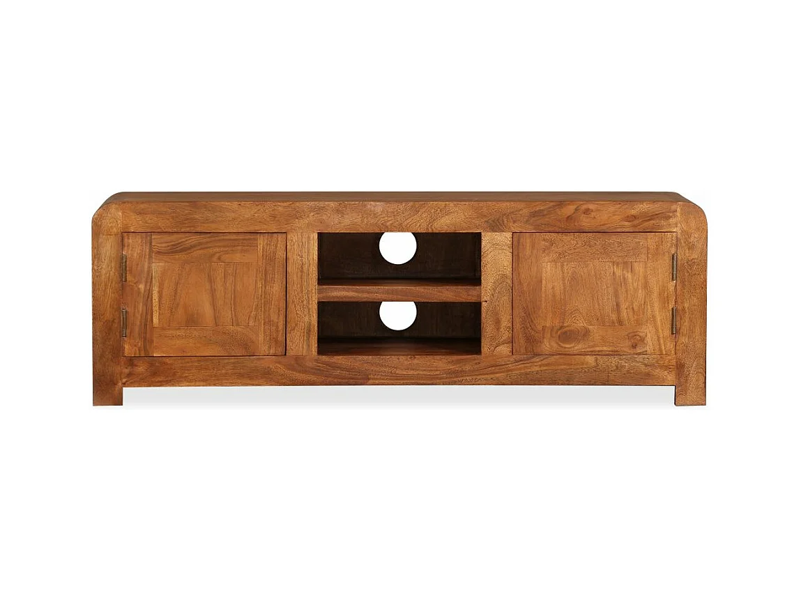 Meuble télé tv bois marron 120 x 30 x 40 cm 2502164