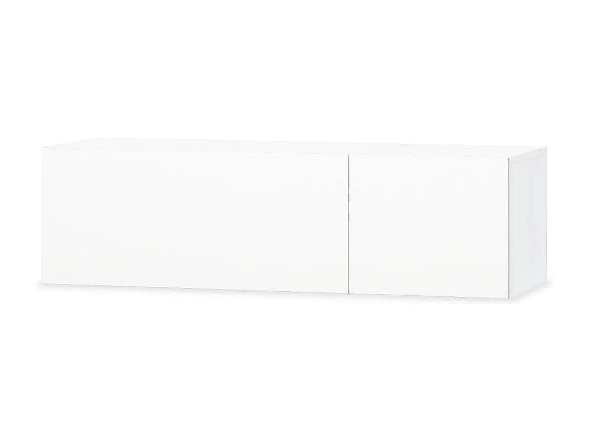 Meuble télé tv blanc 120 x 40 x 34 cm 2502058