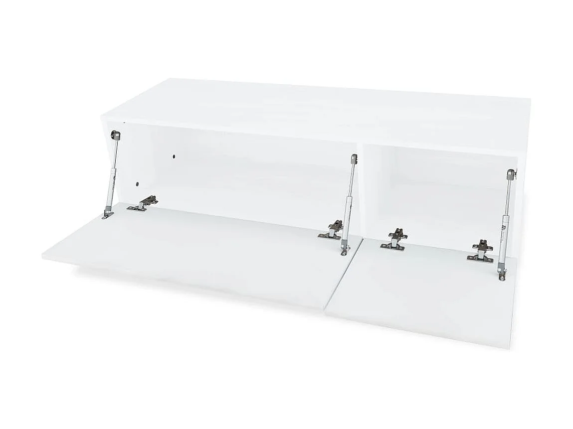 Meuble télé tv blanc 120 x 40 x 34 cm 2502058