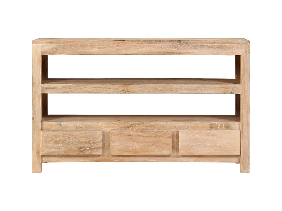 Meuble télé tv bois marron 90 x 30 x 55 cm 2502125