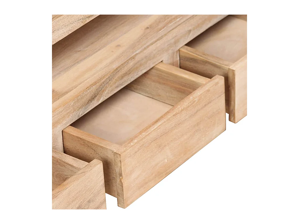 Meuble télé tv bois marron 90 x 30 x 55 cm 2502125