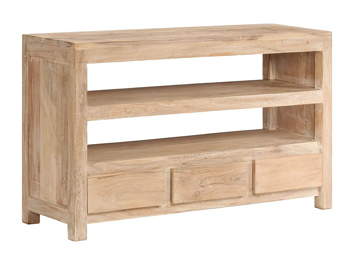 Meuble télé tv bois marron 90 x 30 x 55 cm 2502125