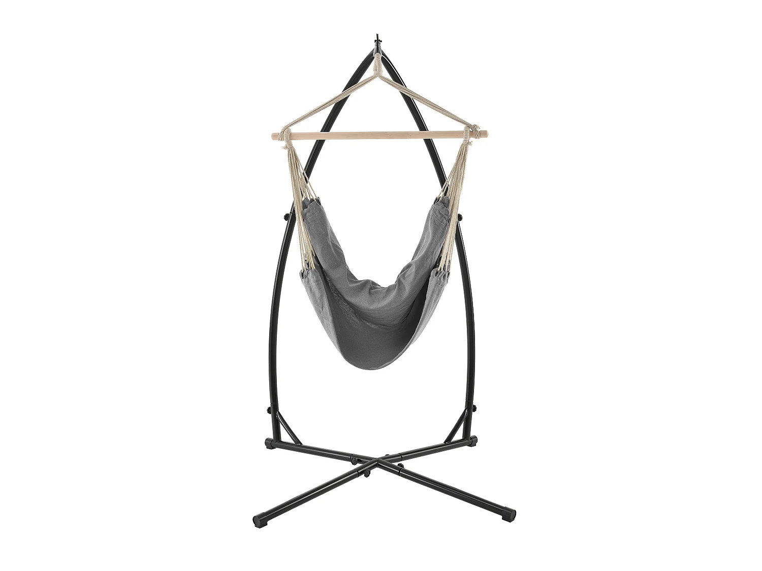 Siège suspendu fauteuil suspendu métal grise 110 x 110 x 205 cm 03_0003767