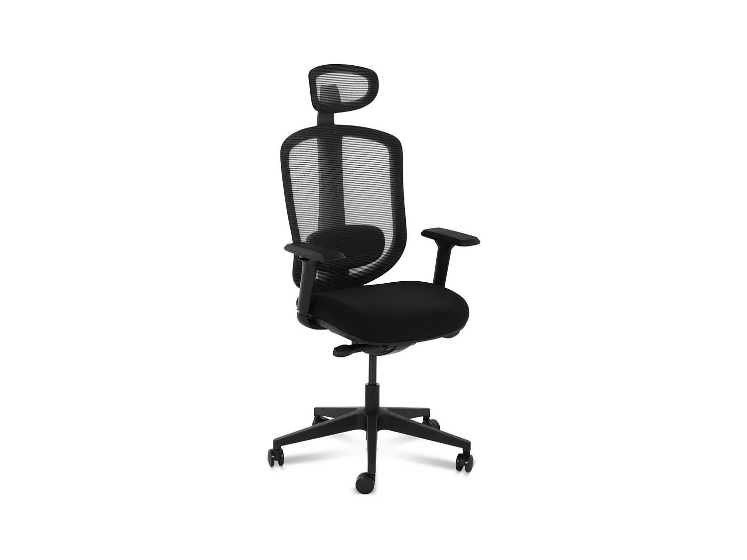 Chaise de bureau dossier noire 65 x 62 x 88.5 cm 14_0000880